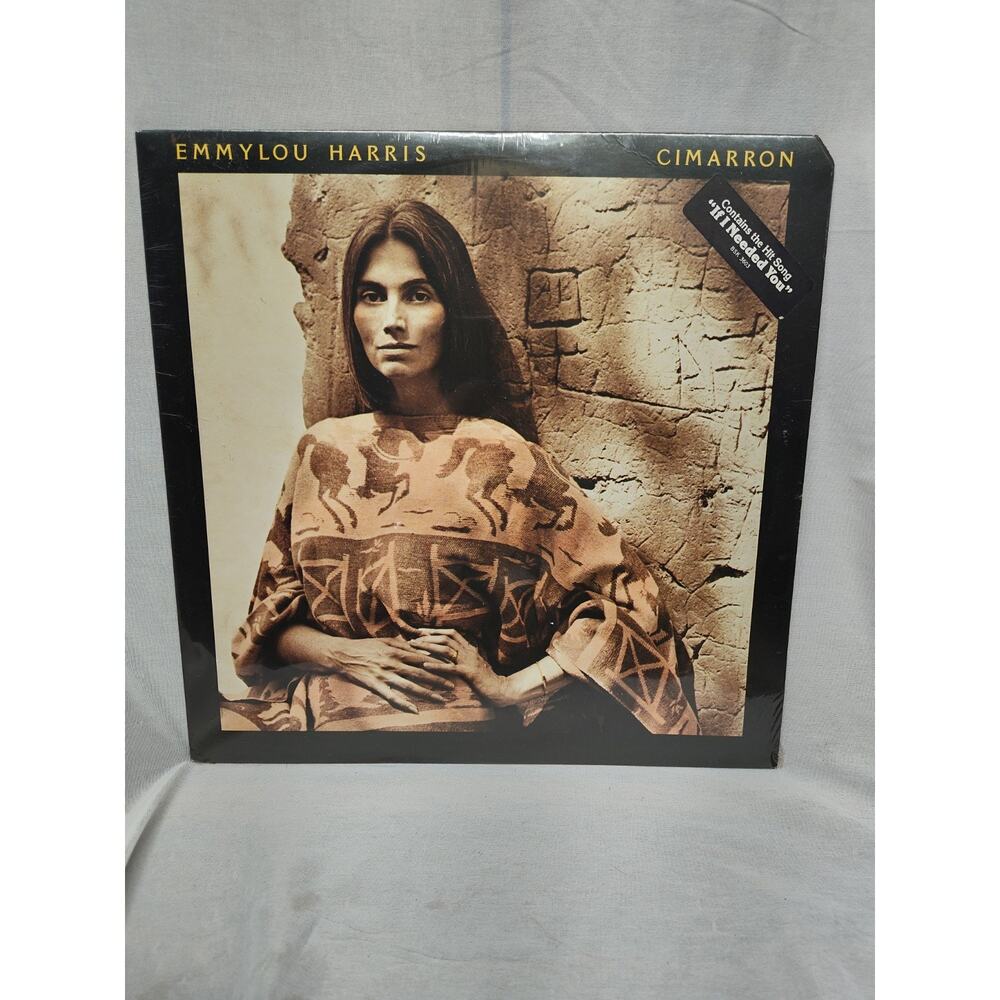 EMMYLOU HARRIS Cimarron Original SEALED 1981 WARNER BROS. BSK 3603 Hype Sticker